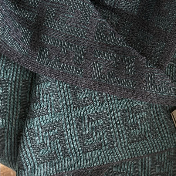 FENDI FF Zucca Wool Scarf NEW - Picture 8 of 13